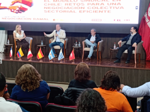 Confederación participa en Congreso Internacional de la CUT sobre negociación ramal