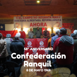 Confederación Ranquil: 58 años de lucha campesina, soberanía alimentaria y defensa del mundo rural